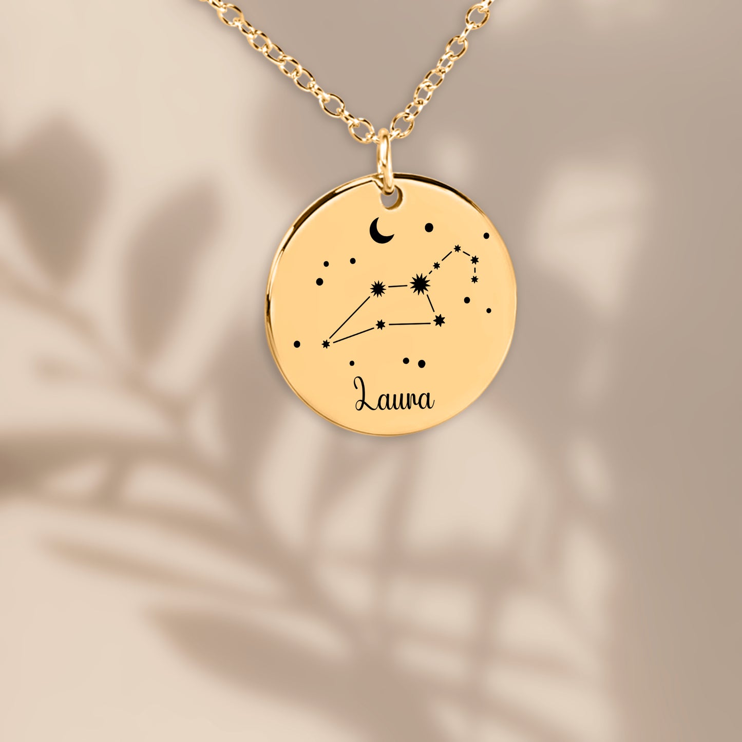 Dainty Zodiac Sign Necklace, Constellation Necklace with Name, Birthday Gift for Her, Astrology Necklace, Star Necklace, Zodiac Necklace