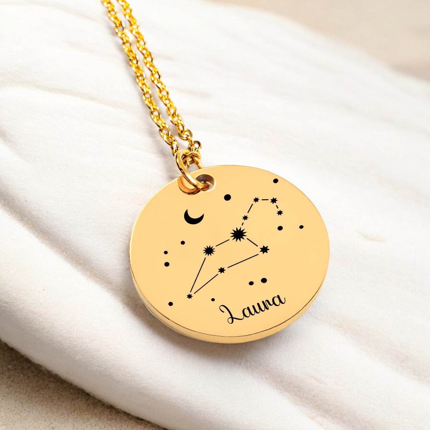 Dainty Zodiac Sign Necklace, Constellation Necklace with Name, Birthday Gift for Her, Astrology Necklace, Star Necklace, Zodiac Necklace