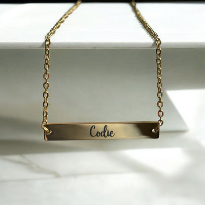 Custom Name Necklace, Nameplate Necklace, Christmas Gift for Her,  Birthday Gift, Anniversary Gift, Personalized Gift, Custom Name Jewelry