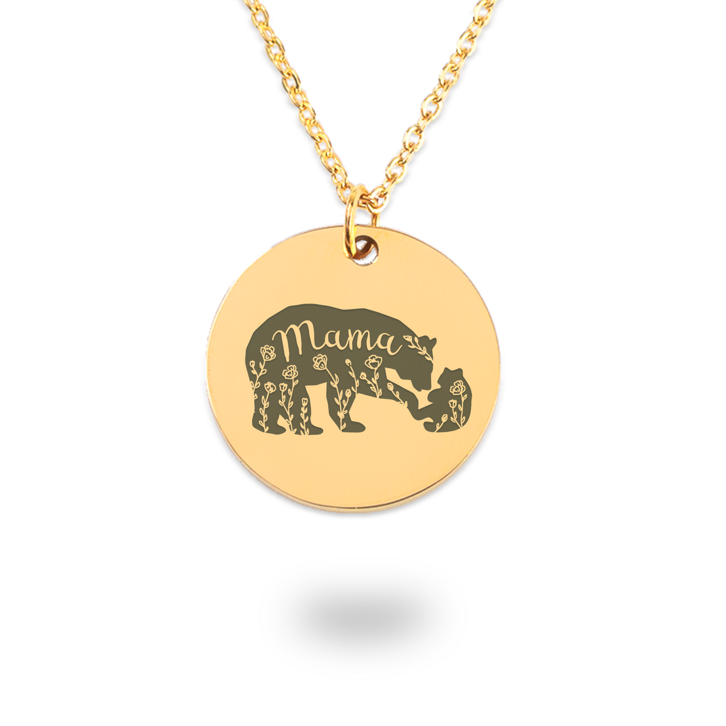 Personalized Mama Bear with Baby Bears, Bear Necklace, Mothers Day Gift for Wife, Gift for Mom, Gift for Nana, Mom Birthday Gift, Mama Necklace