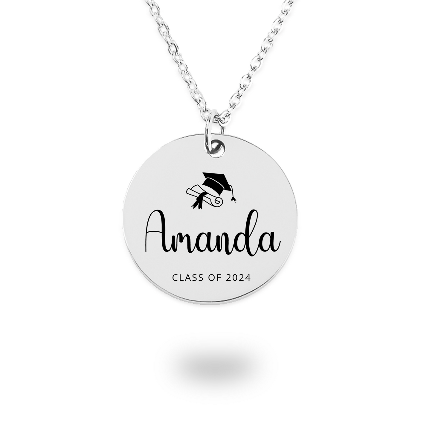 Personalized Graduation Necklace, Class of 2024 Gift for Her, College Graduation Gift for Her, Masters Degree Gifts, PHD Graduation Gifts