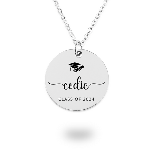 Personalized Graduation Necklace, Class of 2024, Gift for Her, Daughter Graduation Gift, College Graduation Gift for Her, Masters Graduation Gifts, PHD Graduation Gifts