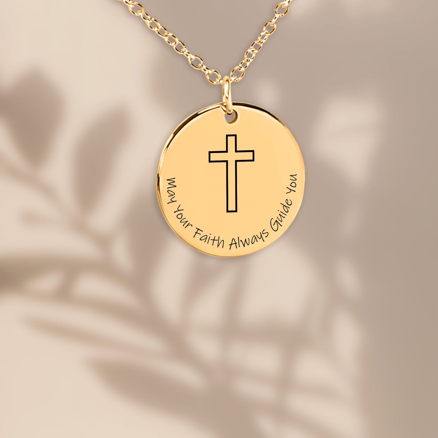 First Communion Necklace, Personalized Christian Gift for Girls, Cross Necklace Engraved with Name & Date, Holy Communion Jewelry, Daughter