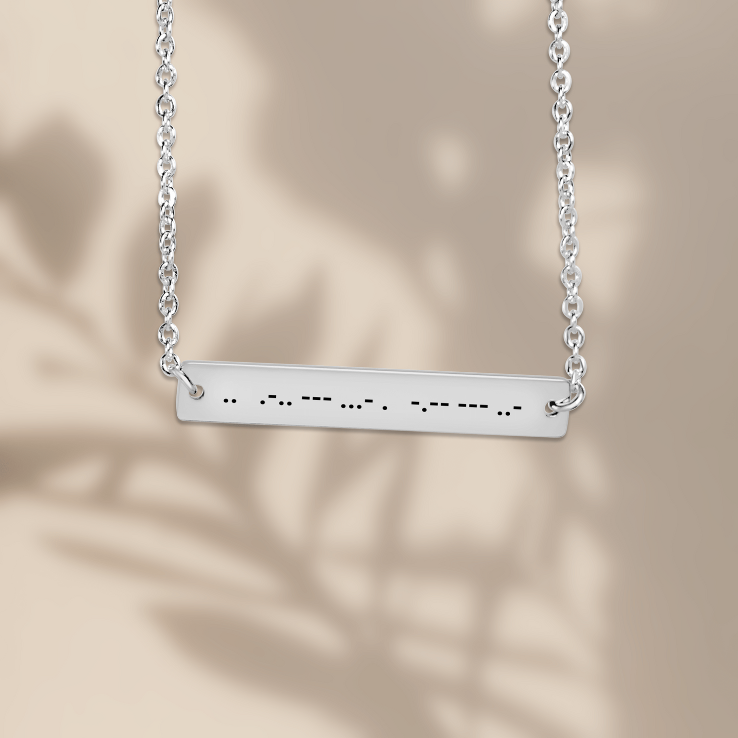 Personalized To My Daughter Necklace, Morse Code Necklace, Daughter gifts from Mom, Secret Message Necklace, Heartfelt Daughter's Birthday